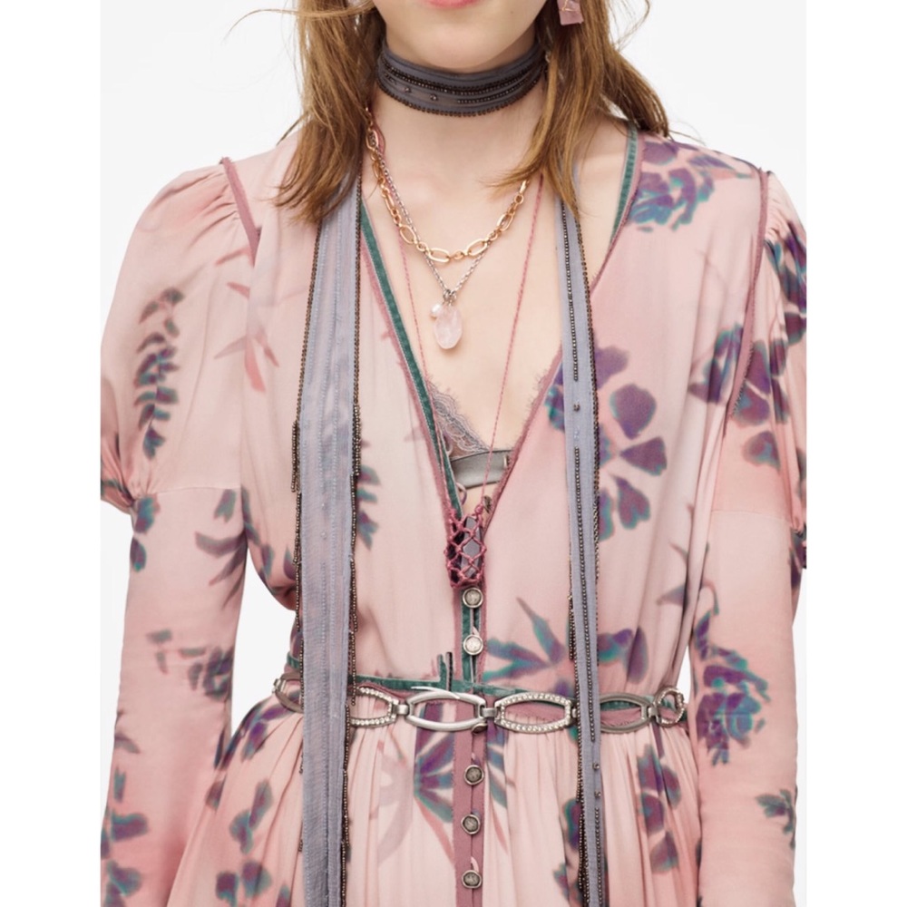ZARA LIMITED EDITION PRINTED DRESS - Picture 8 of 12